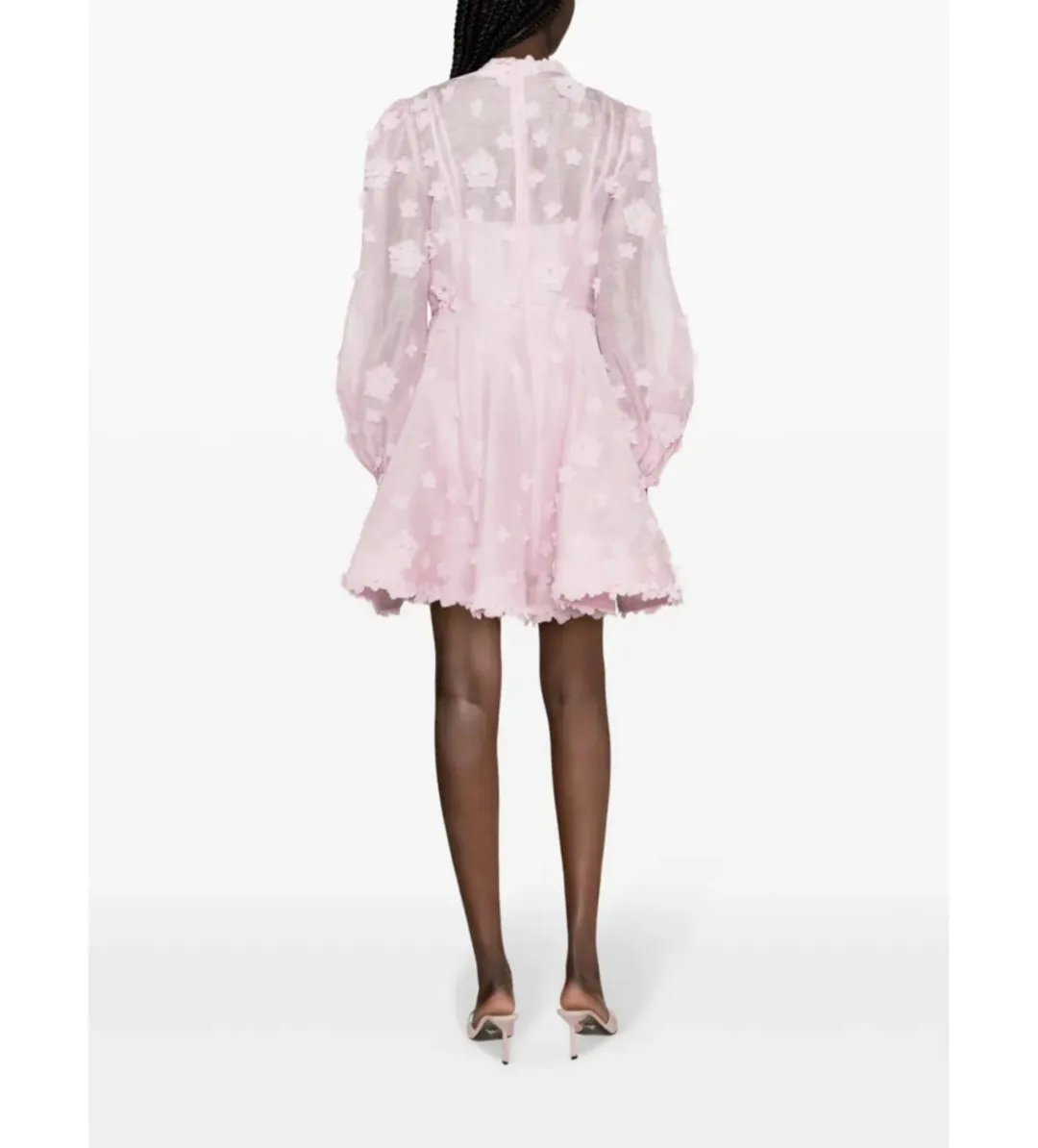 Zimmermann Matchmaker Lift Off Mini Dress Lilac Size 1/AU 10 for rent on The Volte - main image