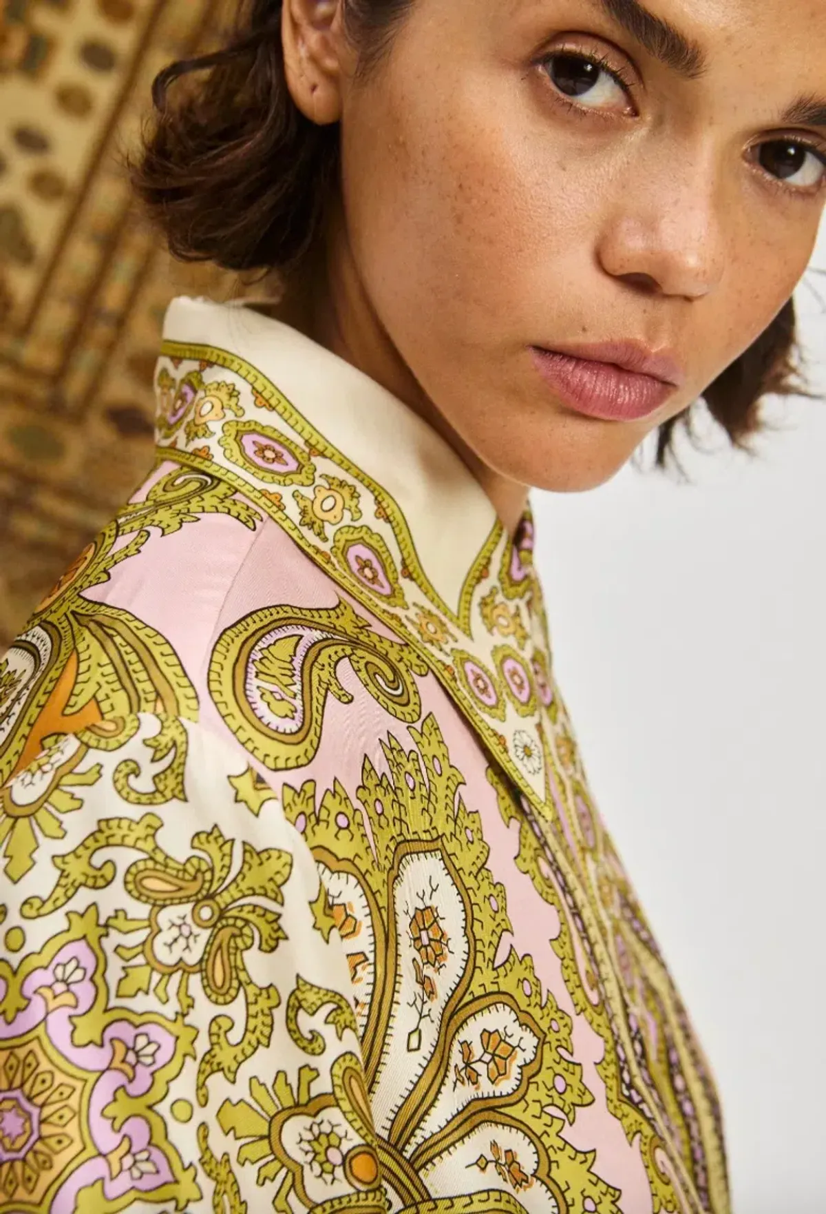 Alemais Clemenza Silk Shirtdress Size 14 - Image 3