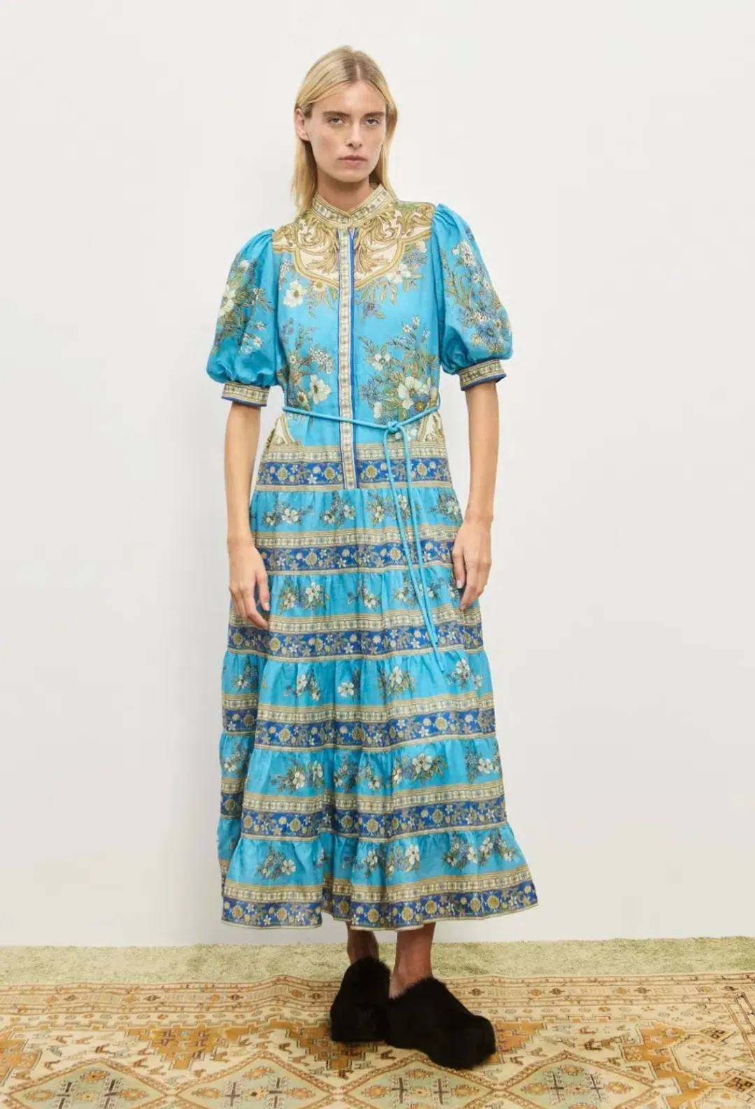 Alemais Cassie Tiered Midi Size AU 16 for rent on The Volte - main image