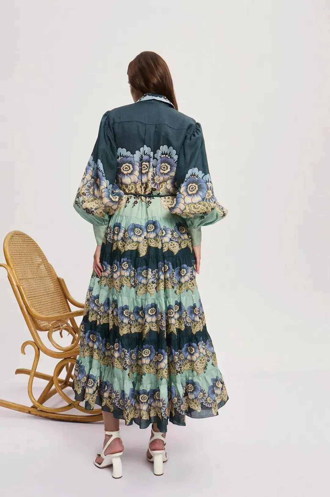 Alemais Madalena Shirtdress Size AU 14 for rent on The Volte - main image