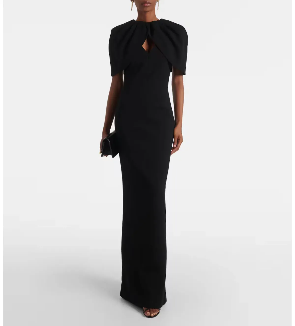 Rebecca Vallance Cameron Gown Black Size 12 - Image 1