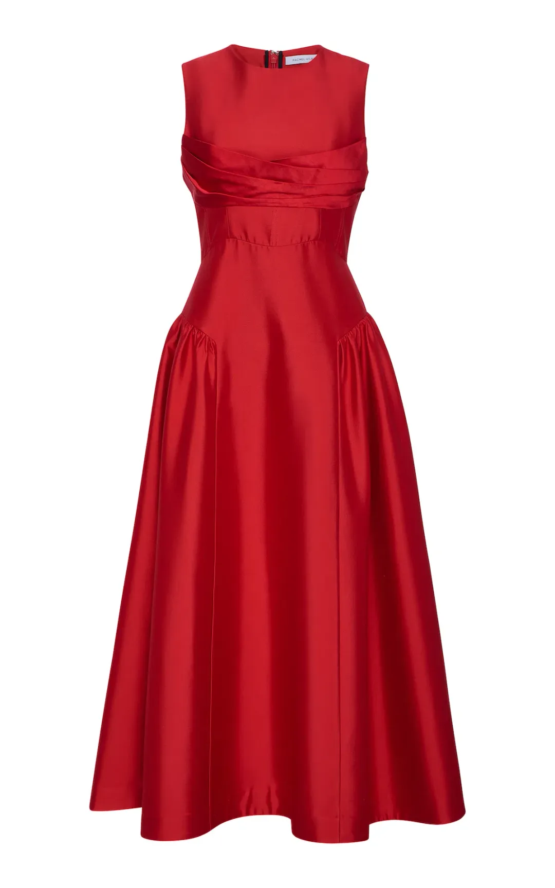 Rachel Gilbert Sawyer Midi Dress Red Size 6 for rent on The Volte - main image