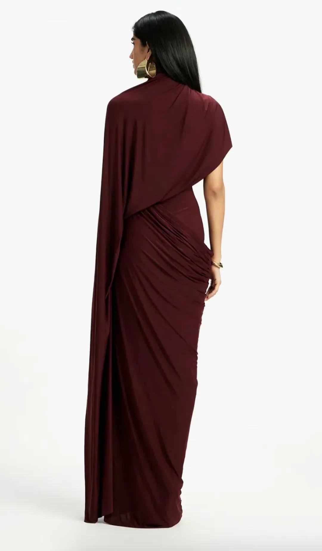Deme By Gabriella Daphne Maxi Dress Burgundy Size 20 for rent on The Volte - main image