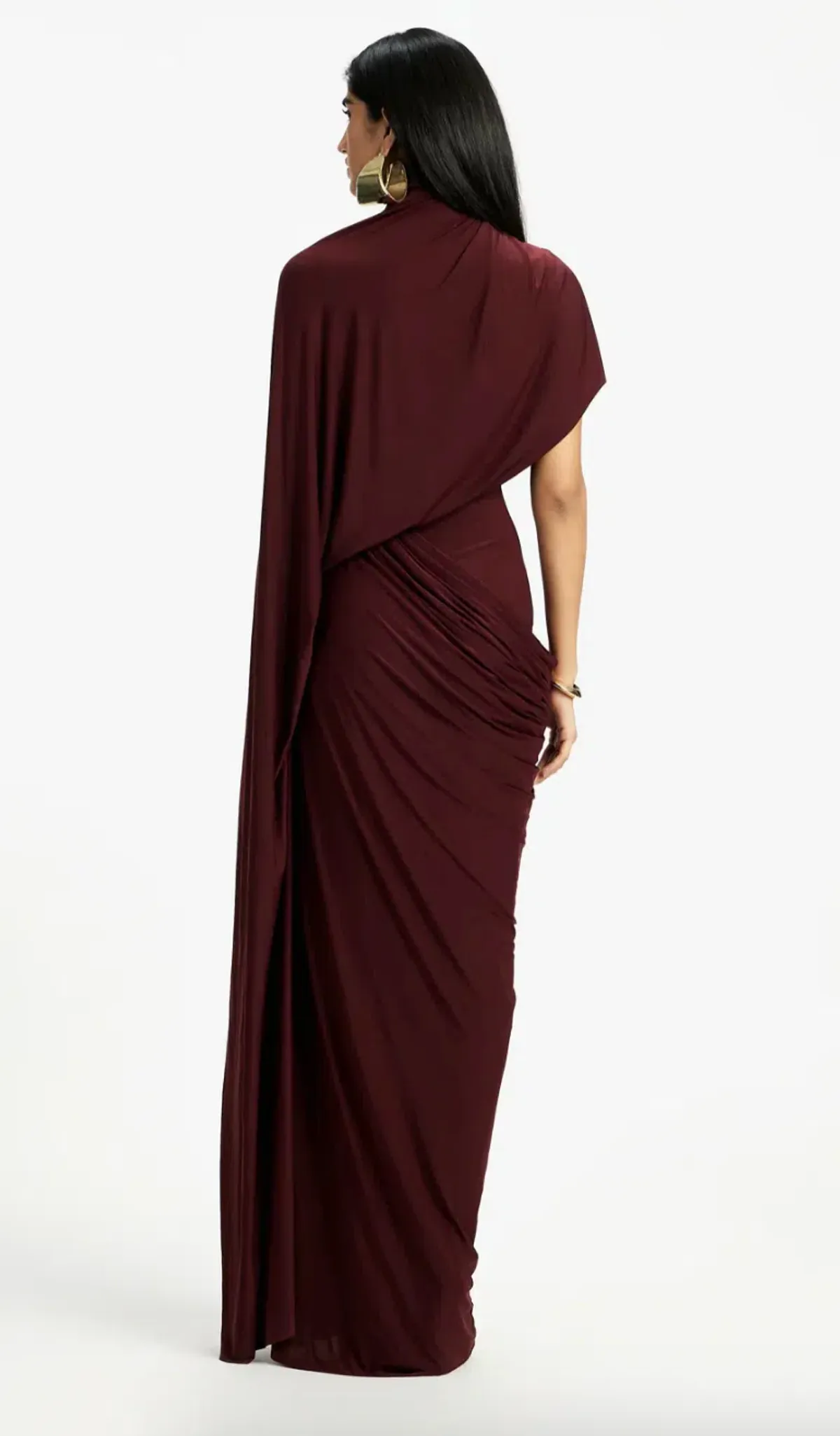 Deme By Gabriella Daphne Maxi Dress Burgundy Size 20 - Image 4