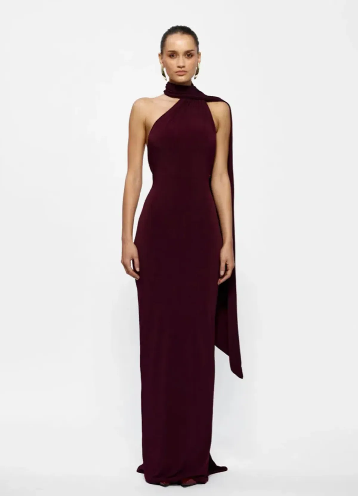 Effie Kats Haven Maxi Dress Burgundy Size 10 - Image 1