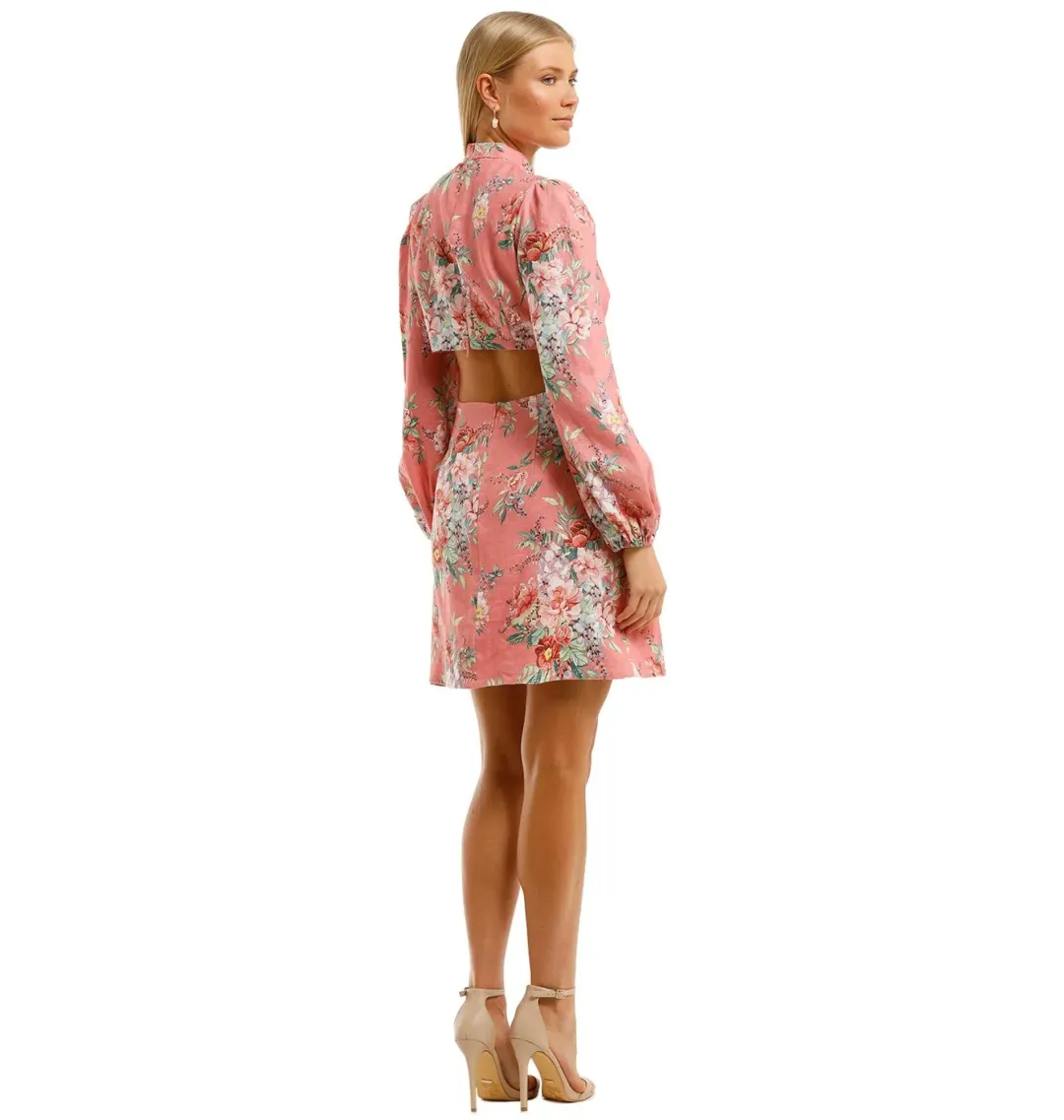 Zimmermann Bellitude Mini Dress Print Size 2 / AU 12 for rent on The Volte - main image