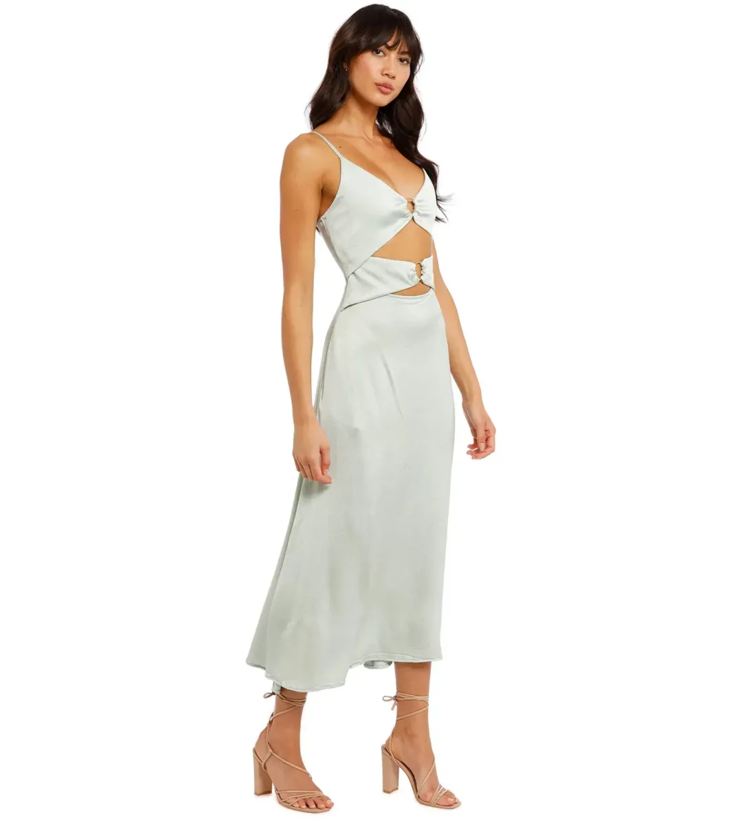 Anna Quan Carina Midi Dress in Pistachio Size L / AU 12 for rent on The Volte - main image