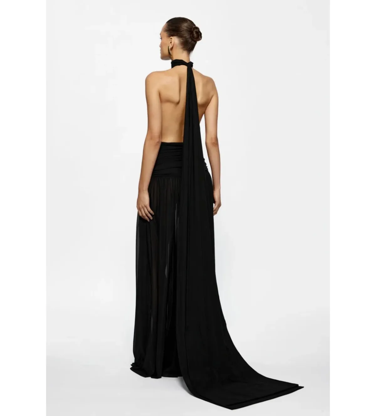 Effie Kats Verity Maxi Gown in Black Size 10 - Image 3