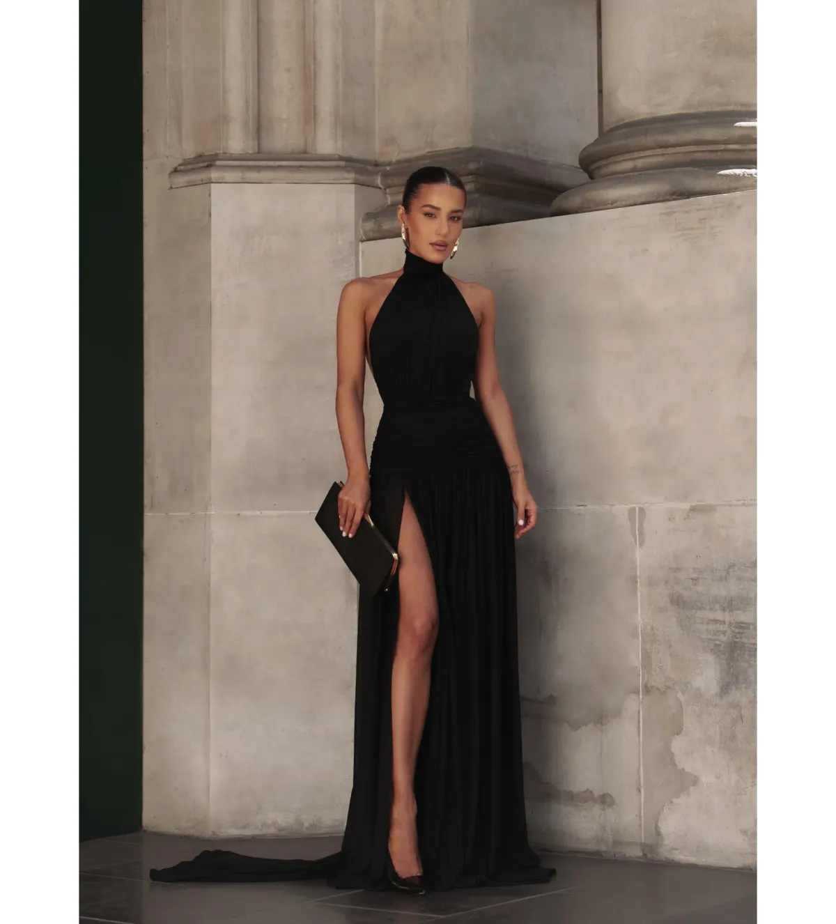 Effie Kats Verity Maxi Gown in Black Size 10 - Image 1