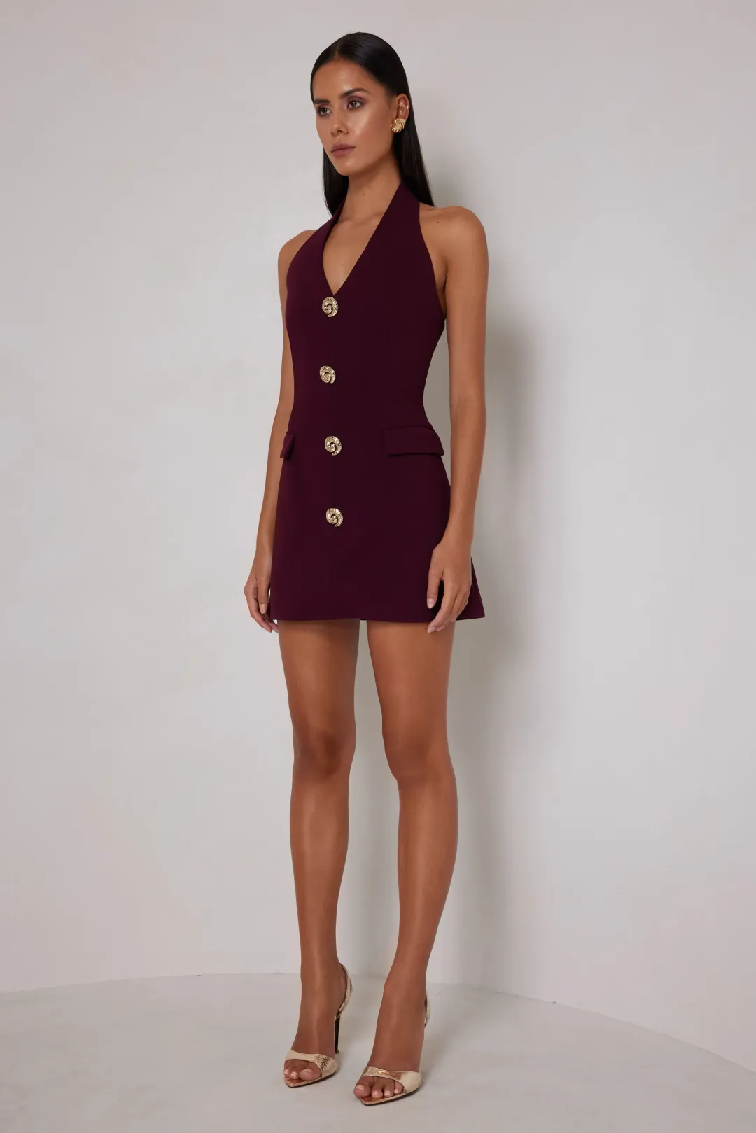 Elle Zeitoune Jillian Deep in Plum in Size 10  for rent on The Volte - main image