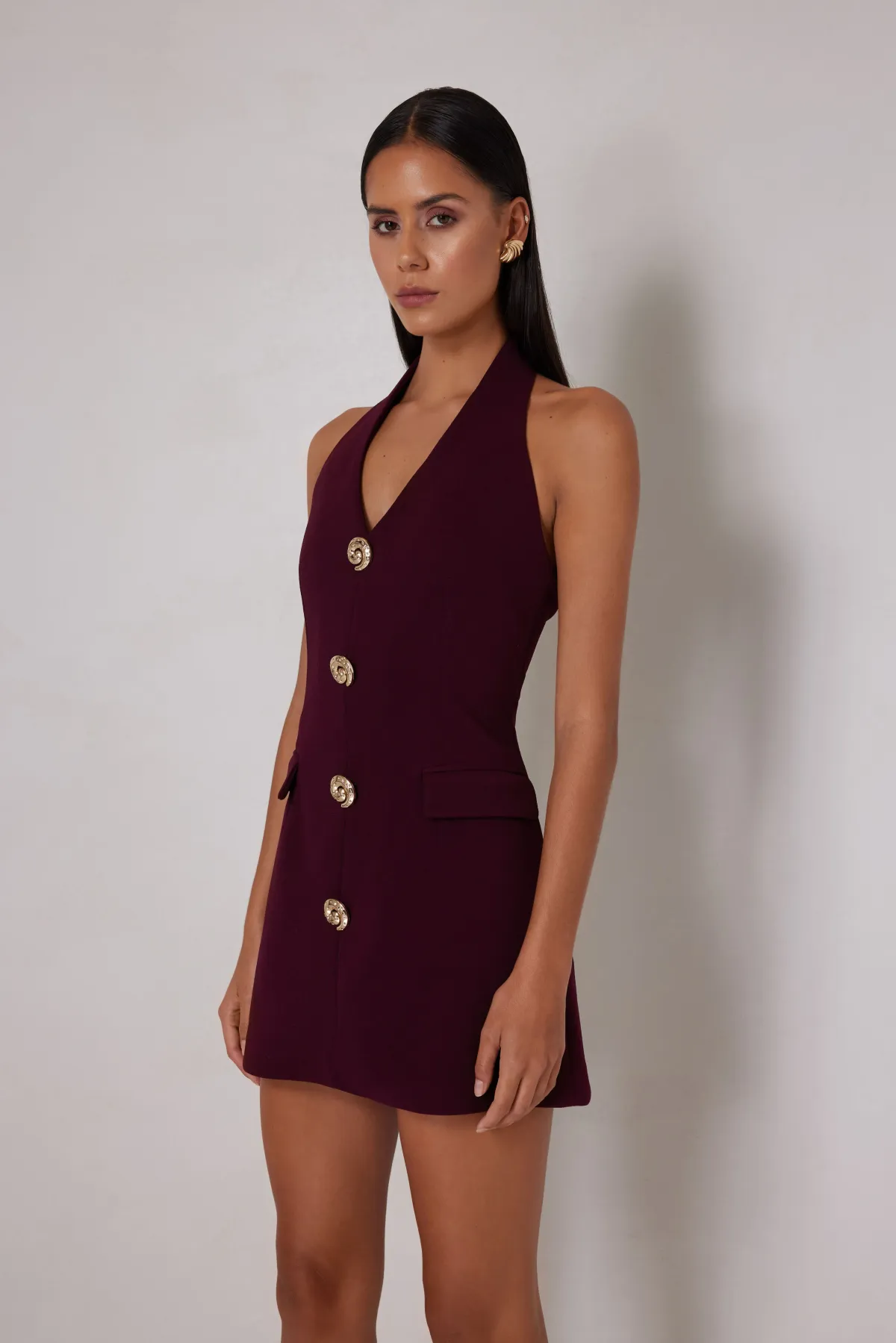 Elle Zeitoune Jillian Deep in Plum in Size 10  - Image 4