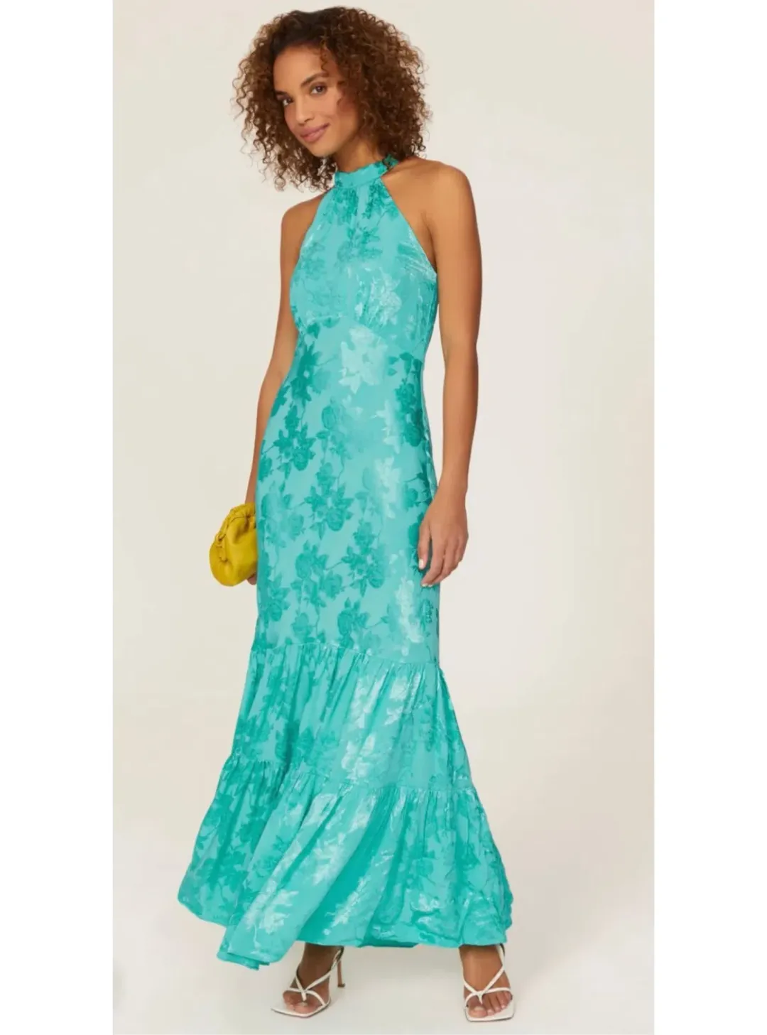 Saylor Everleigh Maxi Dress in Seafoam Size S/ AU 8 for rent on The Volte - main image