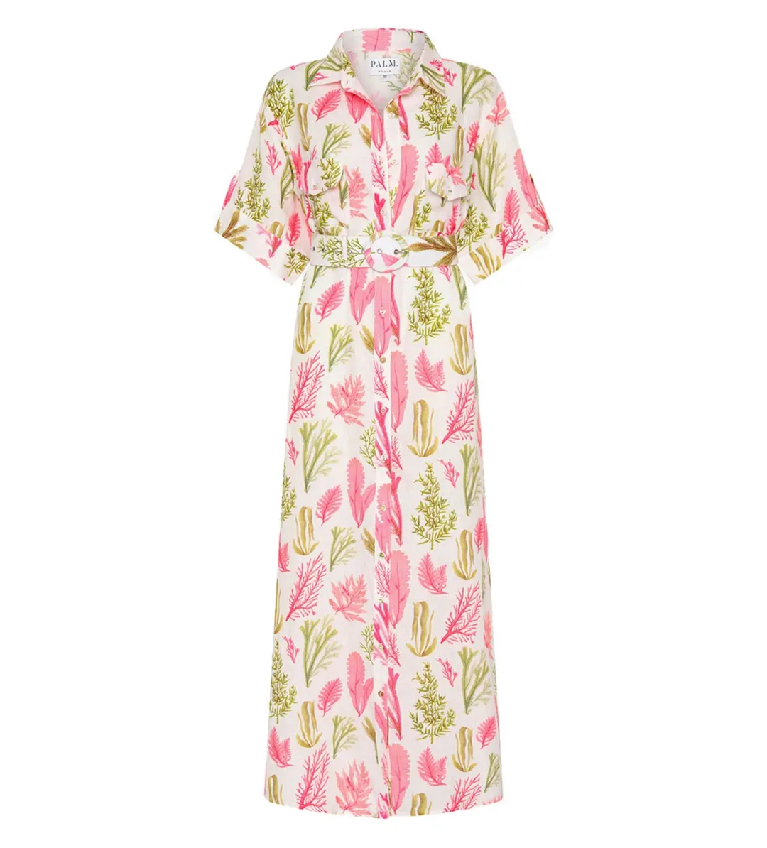 Palm Noosa Momento Dress in Sea Garden Print Size AU 6 for rent on The Volte - main image