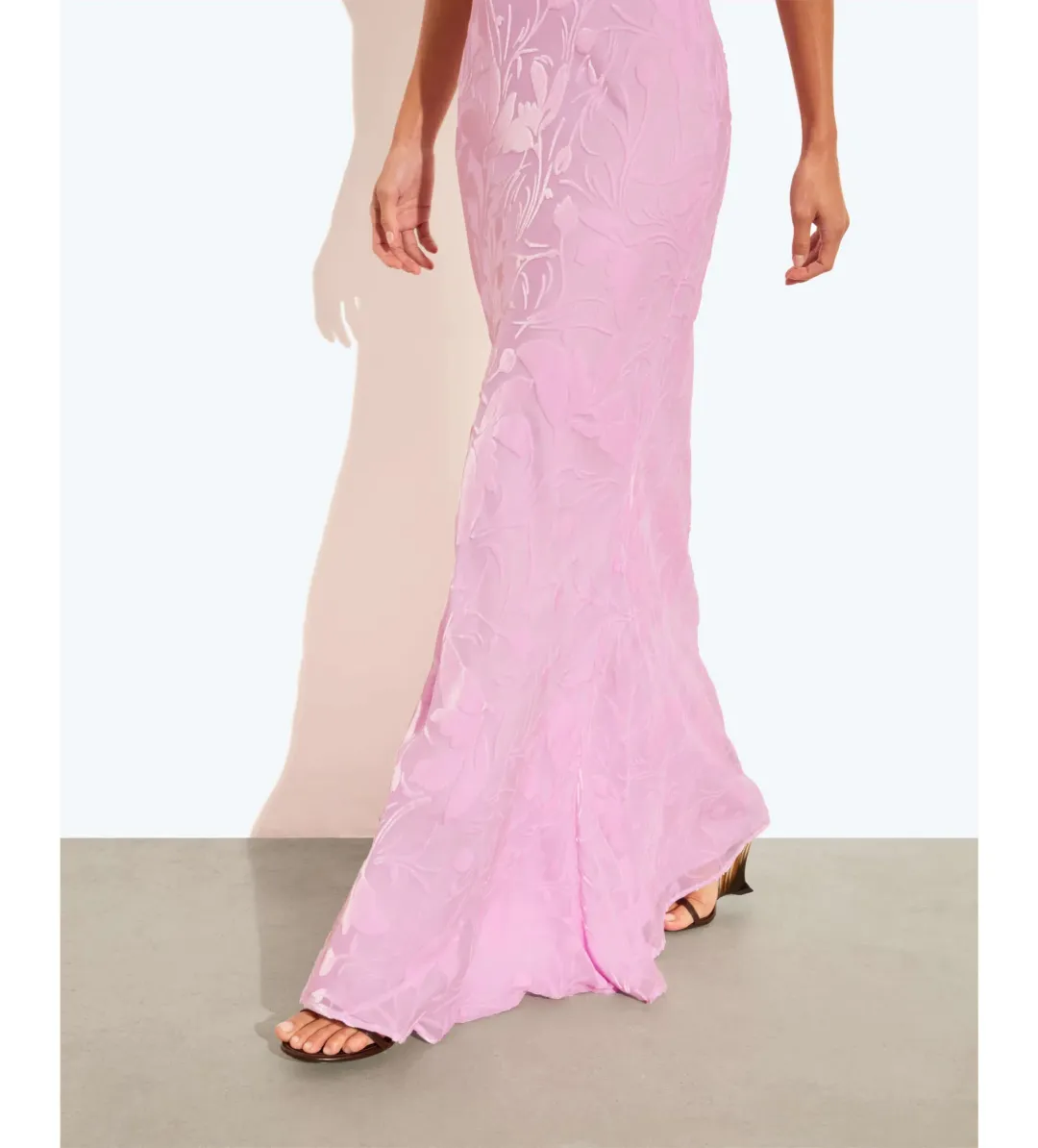 Rat & Boa Amaris Maxi Dress Pink Size 10 for rent on The Volte - main image