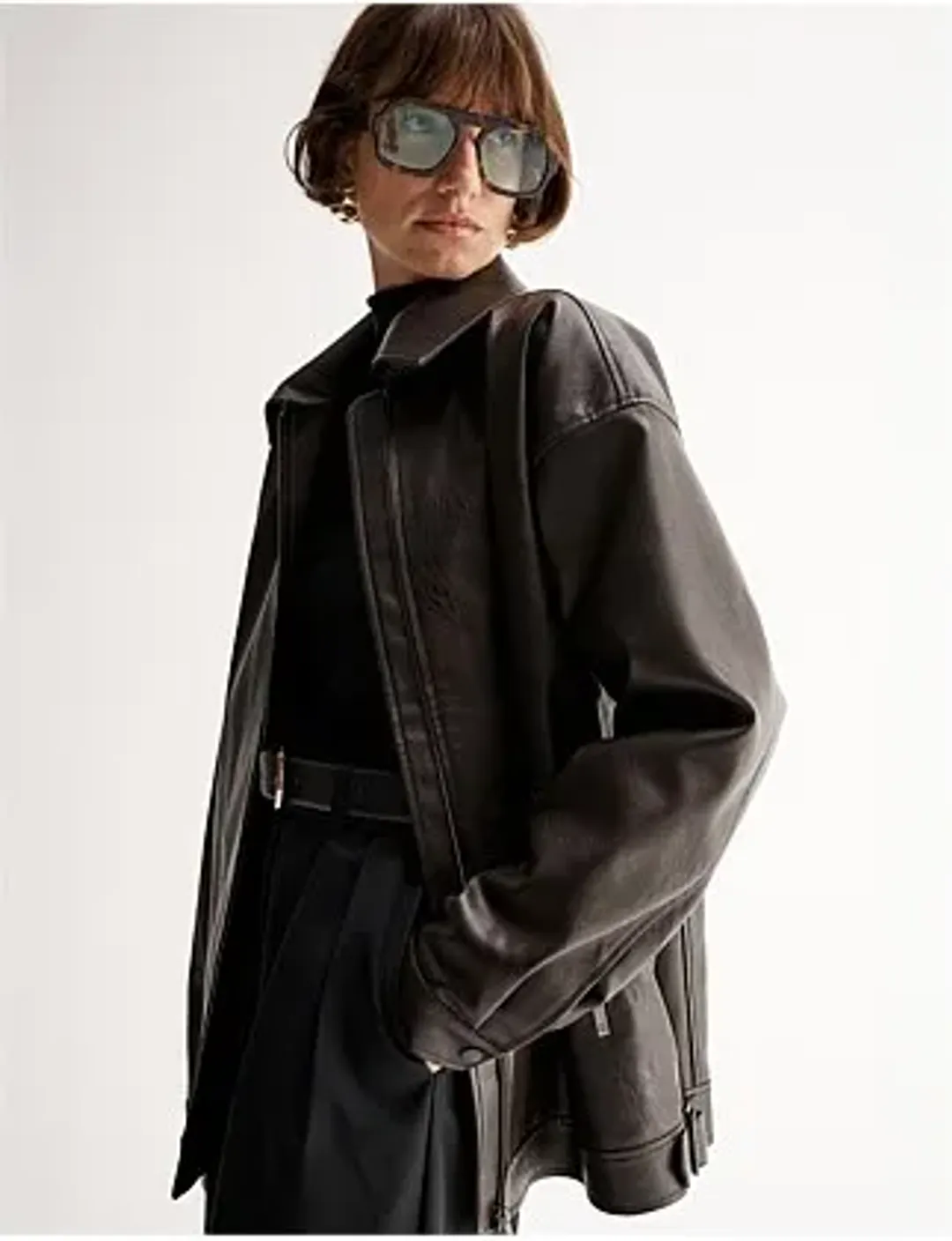 Elka Collective Melton Jacket Chocolate Size 8/S for rent on The Volte - main image