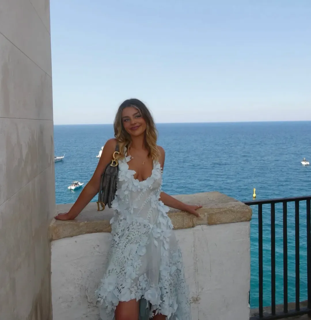 Zimmermann Natura Lasercut Halter Maxi Dress in Mint Size 0 / AU 8 for rent on The Volte - main image