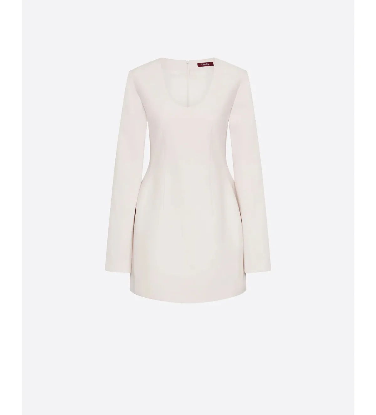 Deering World Poetic Form Mini Dress Cream Size 10 - Image 5