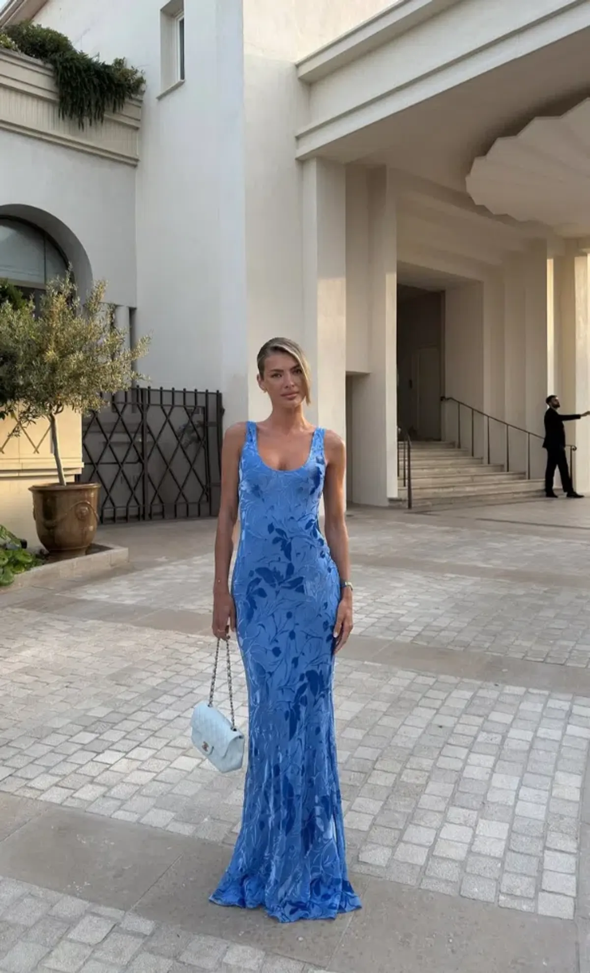 Rat and Boa Inez Maxi Blue Size AU 8 - Image 1