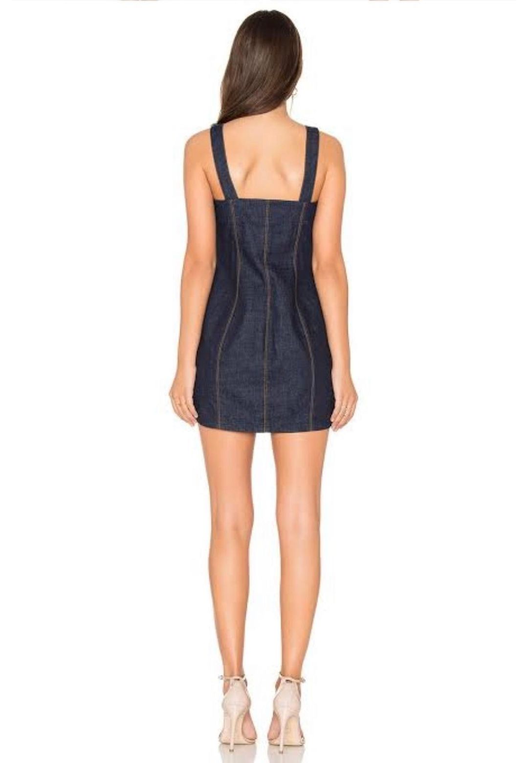 Alice McCall Hello It’s Me denim dress size 6 for rent on The Volte - main image
