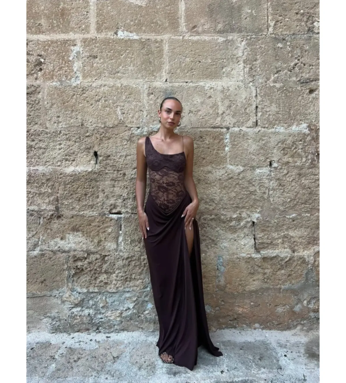 Natalie Rolt Sloane Dress in Chocolate Size 1 / AU 8 - Image 2