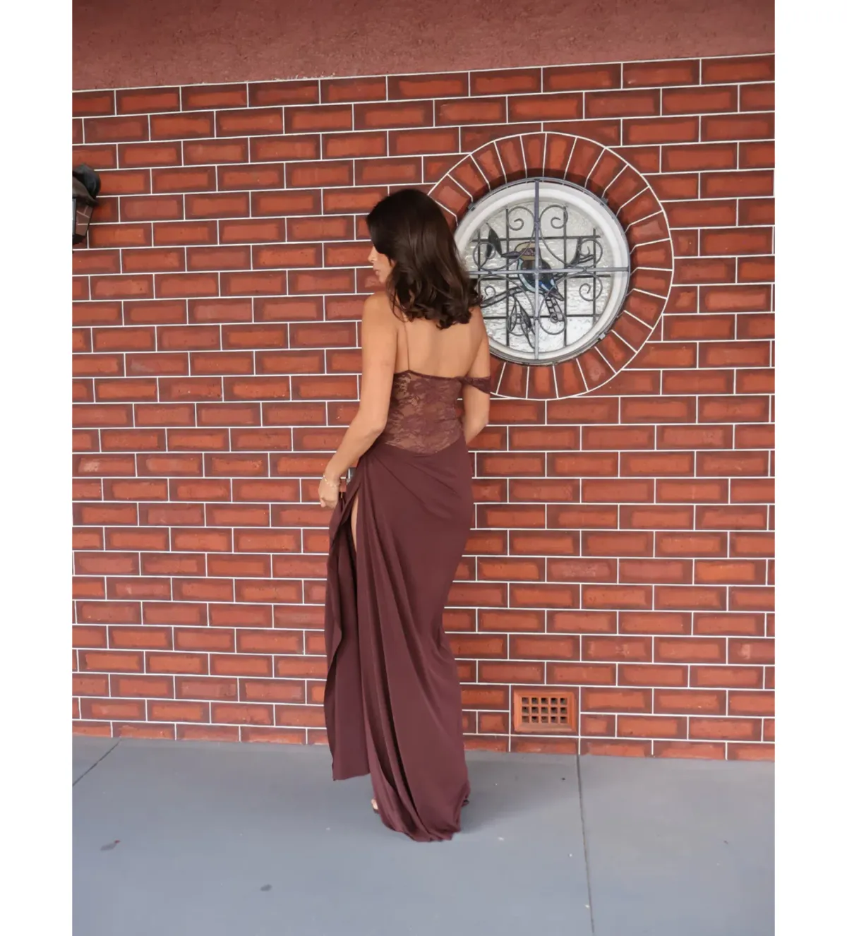 Natalie Rolt Sloane Maxi Dress Espresso Size 2/AU 10 - Image 6