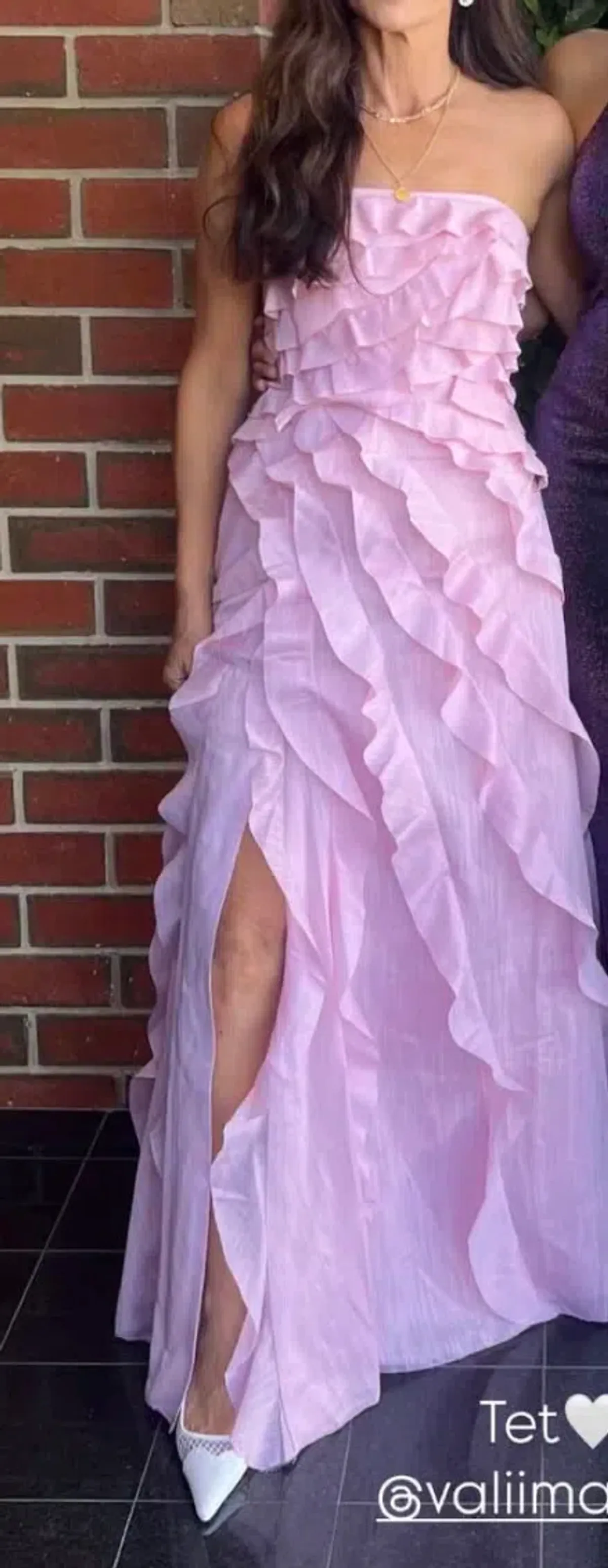 Aje Allairie Gown Chalk Pink Size S / AU 8 - Image 7