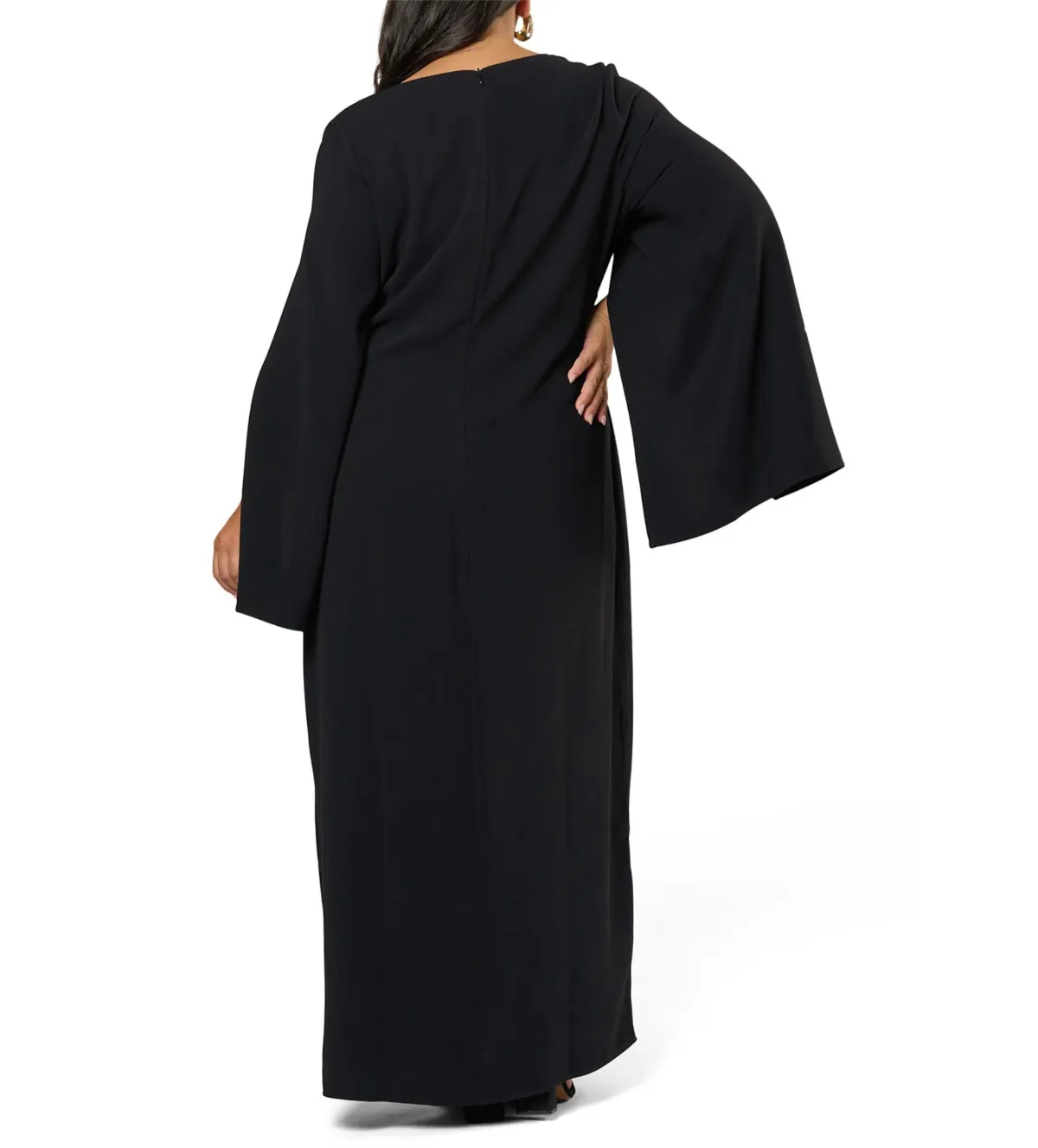 Curve Project Main Character Cape Maxi Dress Black by Pink Dusk Size 16 - Image 4