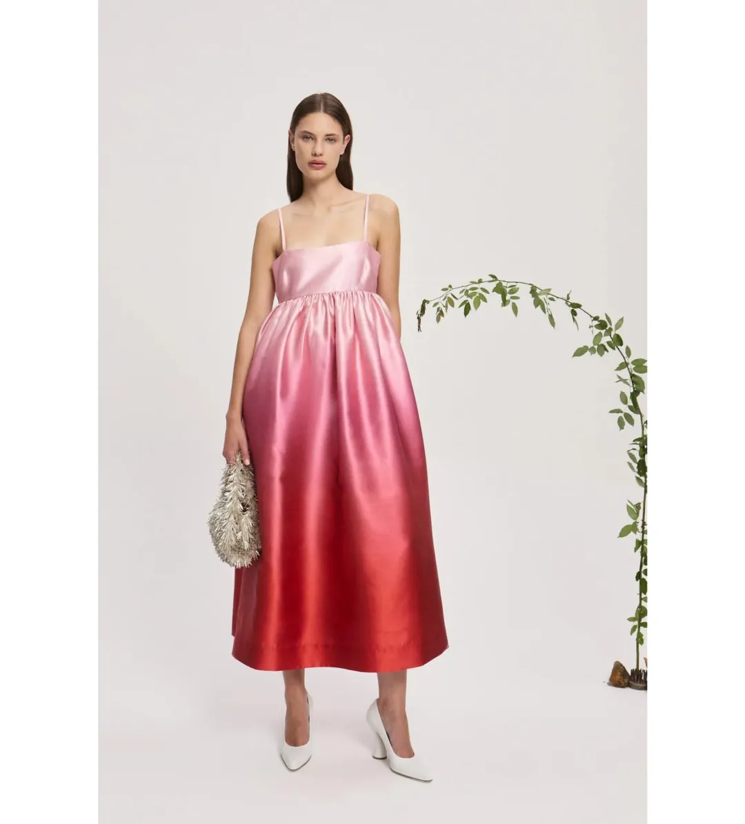 Alemais Inez Midi Dress Ombre Size AU 6 for rent on The Volte - main image