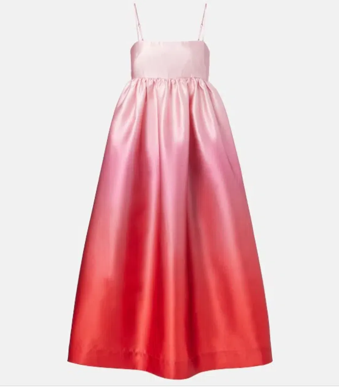 Alemais Inez Pink Ombre Midi Dress Size 8 for rent on The Volte - main image