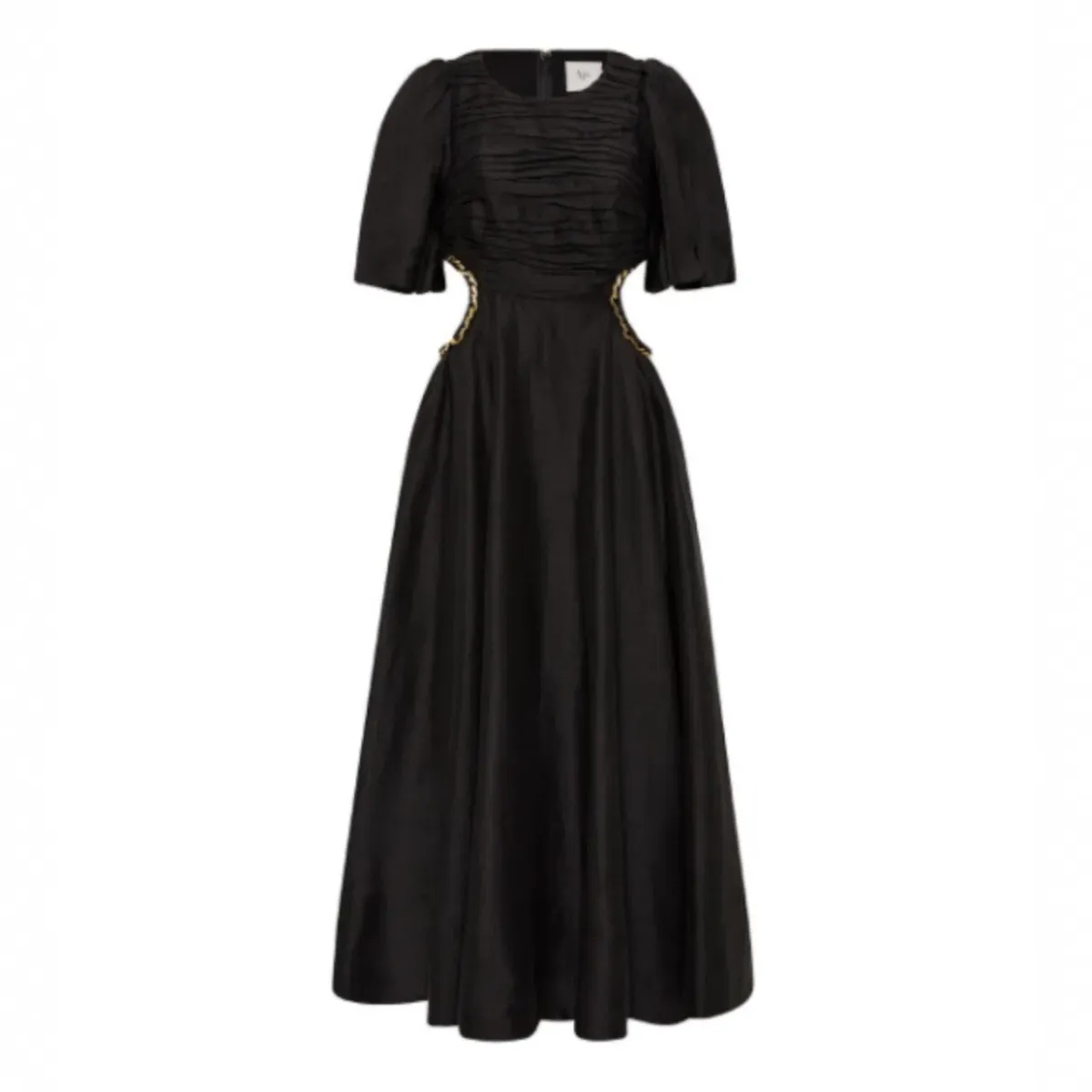 Aje Monica Chainlink Midi Dress Black Size AU 14 - Image 6