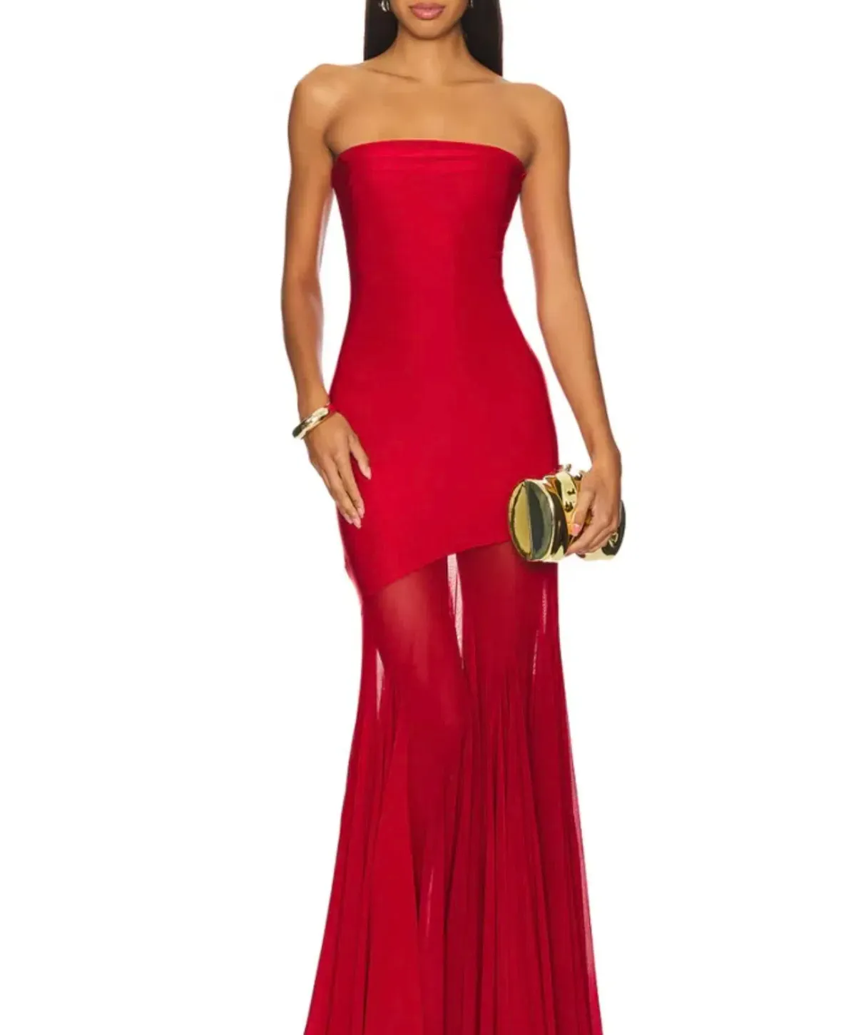Deme By Gabriella Dahlia Gown Red Size AU 10 - Image 2
