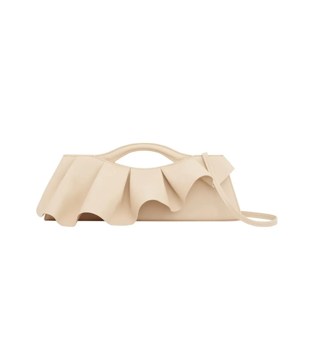 Zimmermann Calyxe Clutch in Almond for rent on The Volte - main image