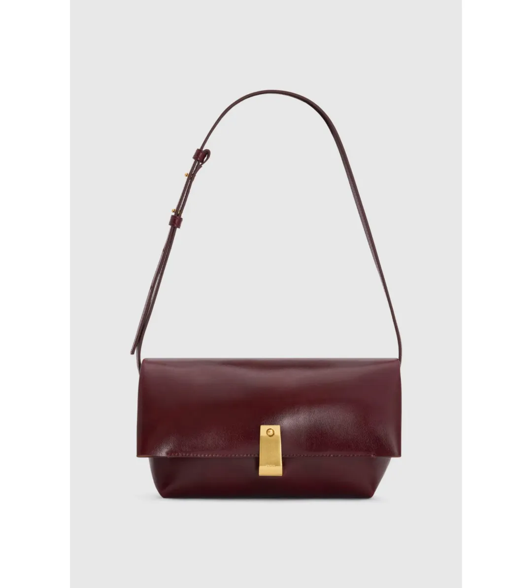 Oroton Etta Medium Clutch Currant for rent on The Volte - main image