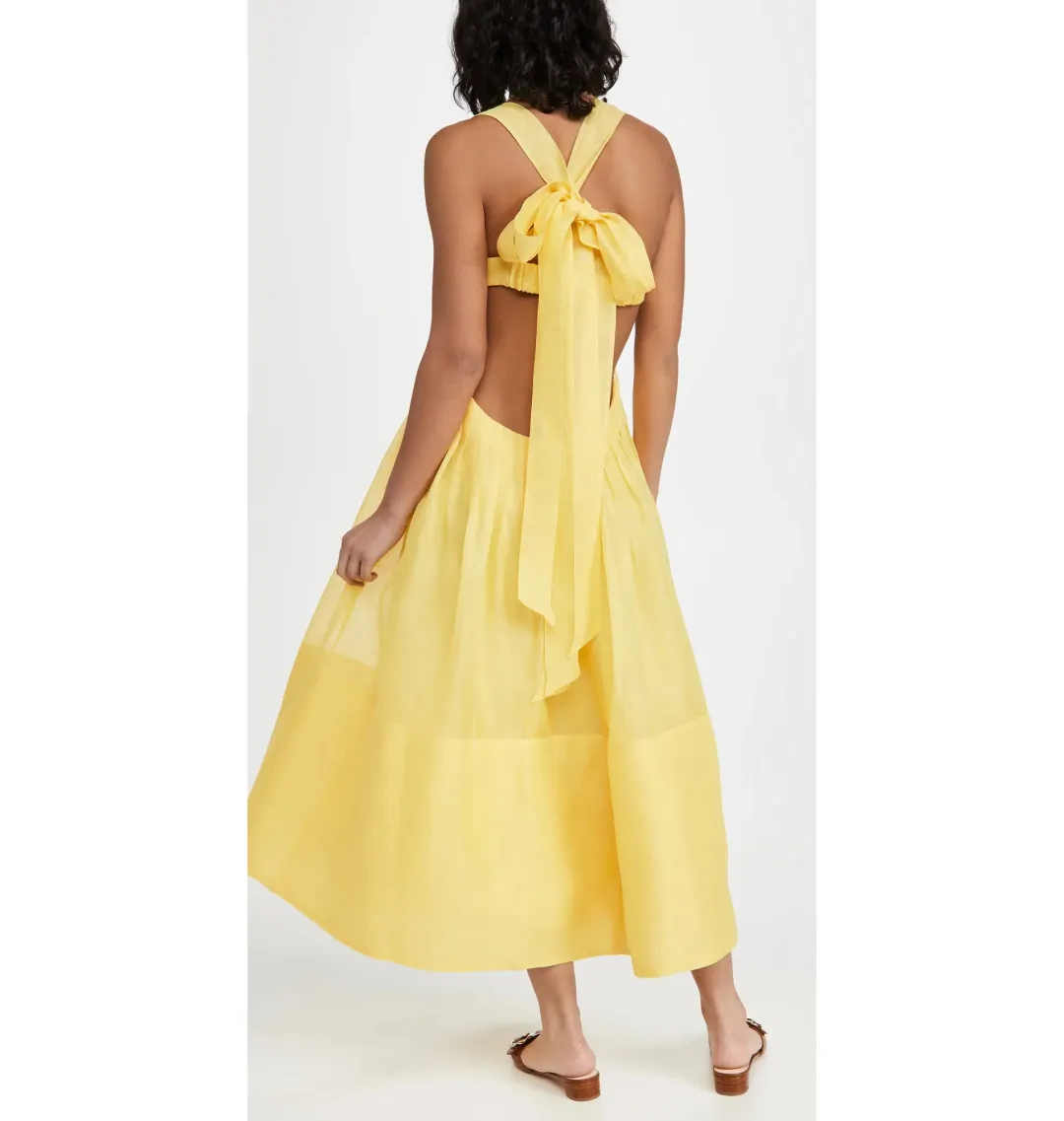 Zimmerman Botanica Bralette Gown Sunshine Size 1 / AU 8 for rent on The Volte - main image