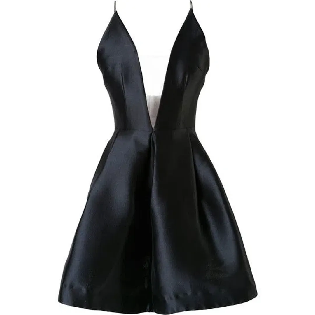 Alex Perry Ciara Mini Dress Black Size 4 for rent on The Volte - main image