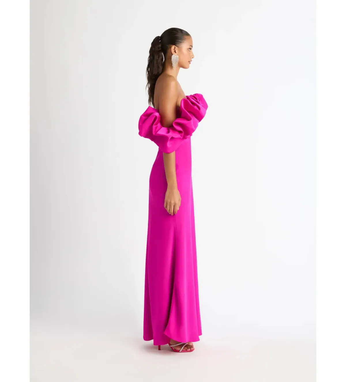 Sheike Margot Maxi Dress Pink Size AU 14 - Image 3