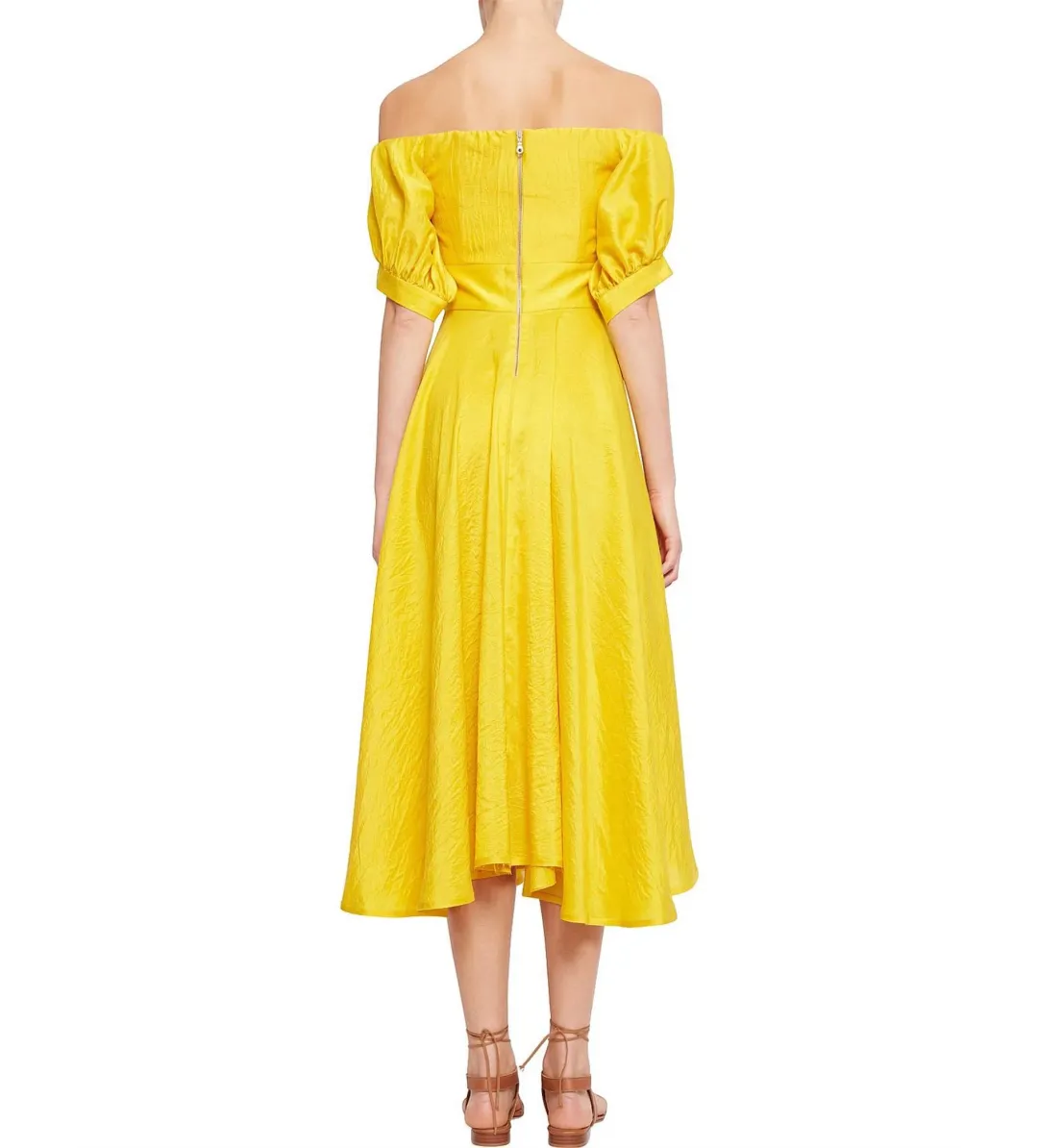 Kit X Unearthed Knot Midi Dress Jackfruit Size 12 for rent on The Volte - main image