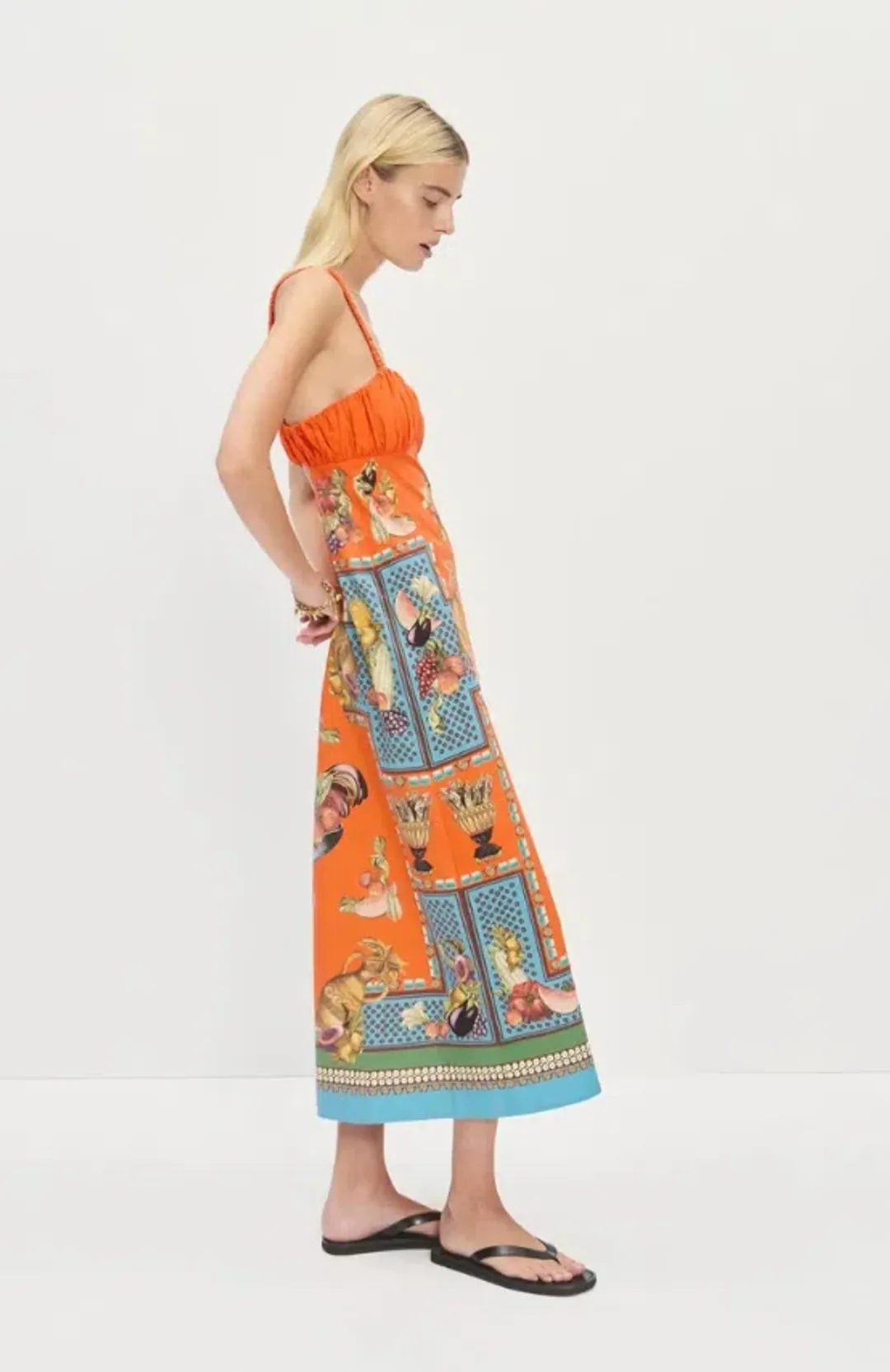 Alemais  Rocco Midi Dress Size AU 10  for rent on The Volte - main image