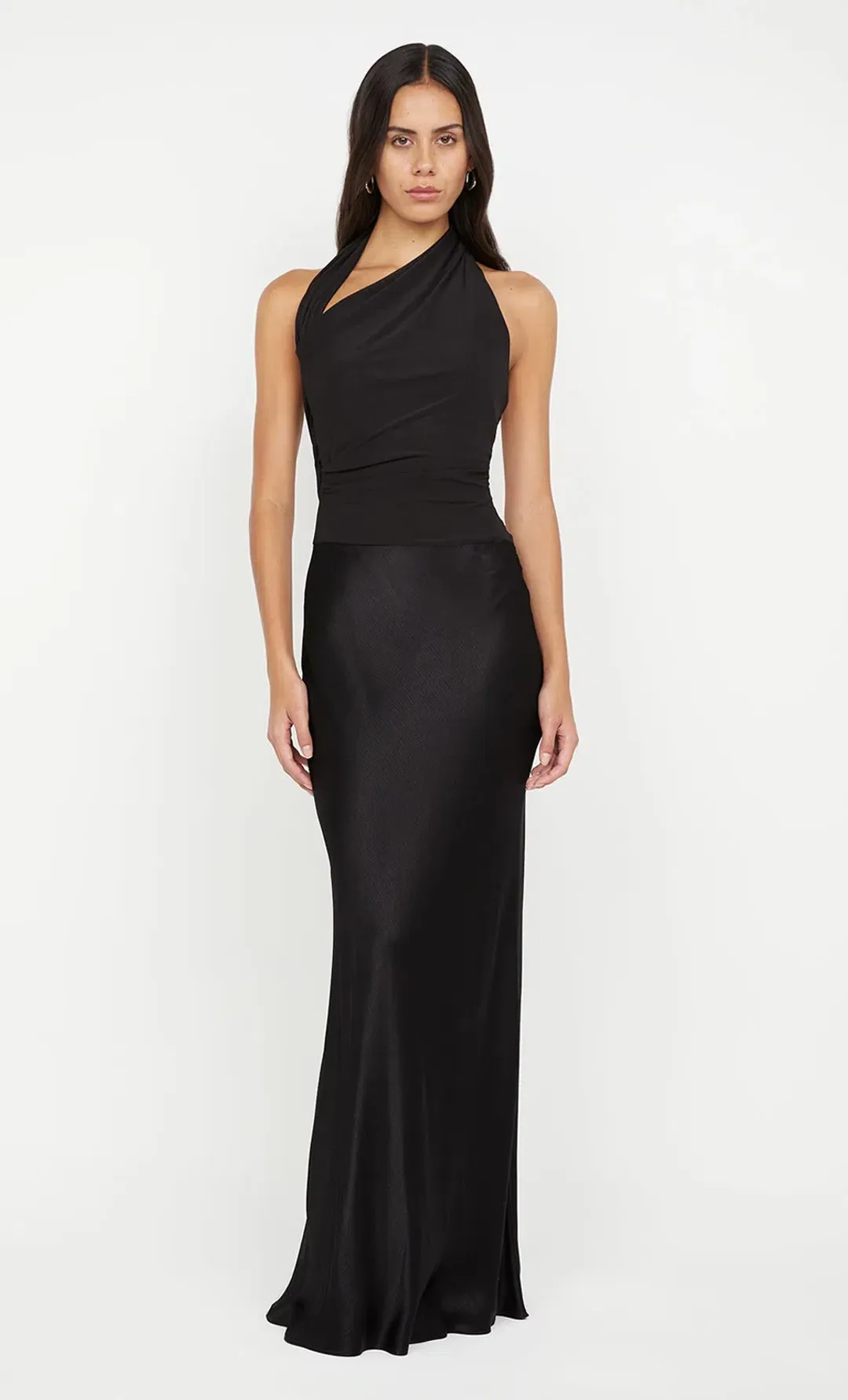 Bec & Bridge Ida Halter Maxi Dress Black Size Us 4 / Size Au 8 for rent on The Volte - main image