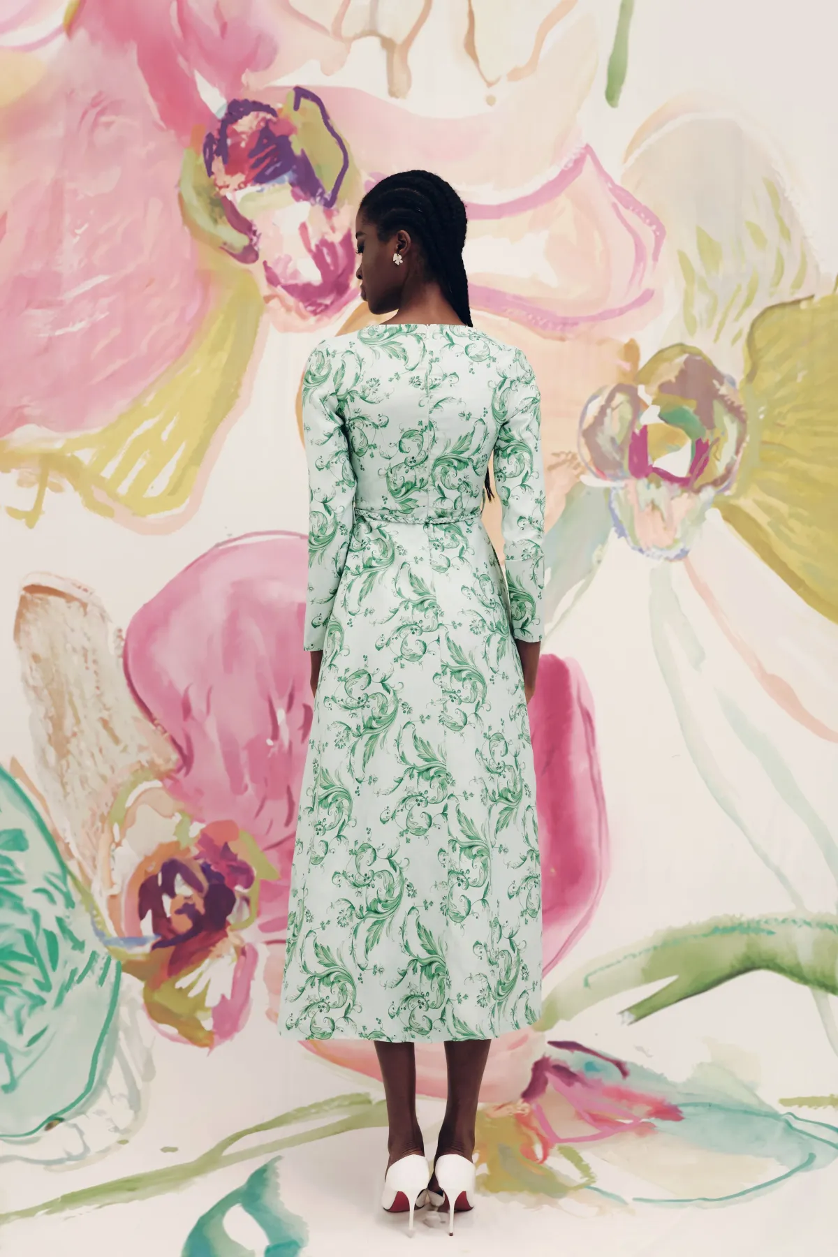 Justin Tong Eleanor Maxi Dress Green Size 8  - Image 3