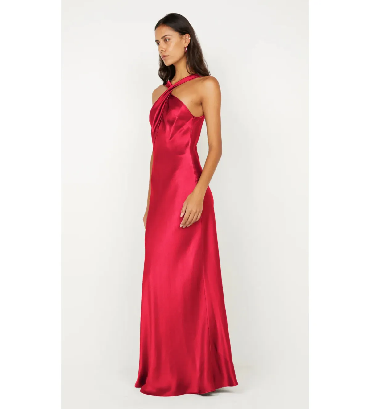 Bec and Bridge Elisia Twist Maxi Dress in Strawberry in Size S/AU 8 - Image 2