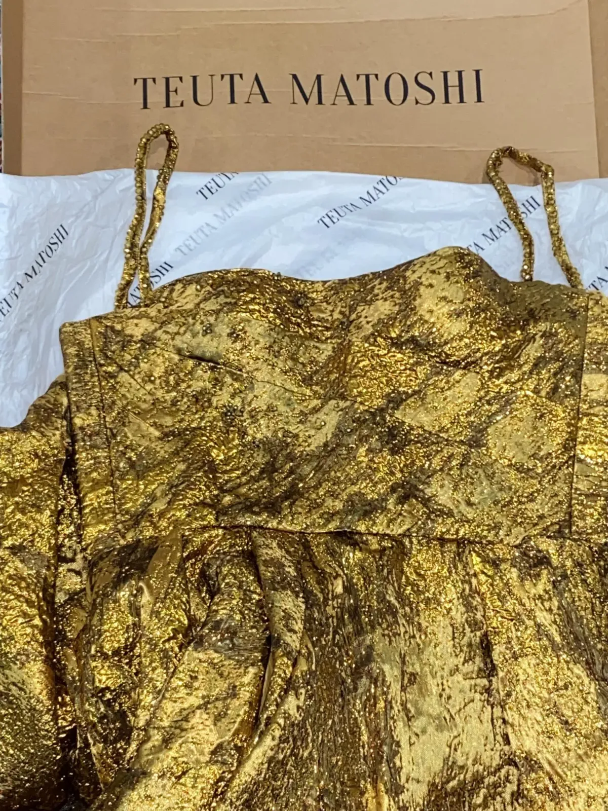 Teuta Matoshi Autumn Leaves Gown - Image 7