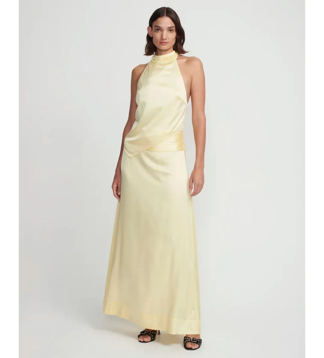 Hansen and Gretel Blair Skirt in Butter Size 10 for rent on The Volte - main image