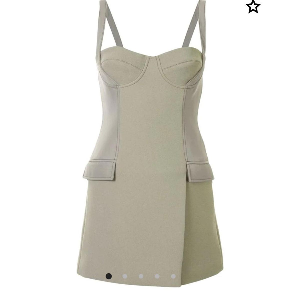 Dion Lee belted strap bustier mini dress - Image 3