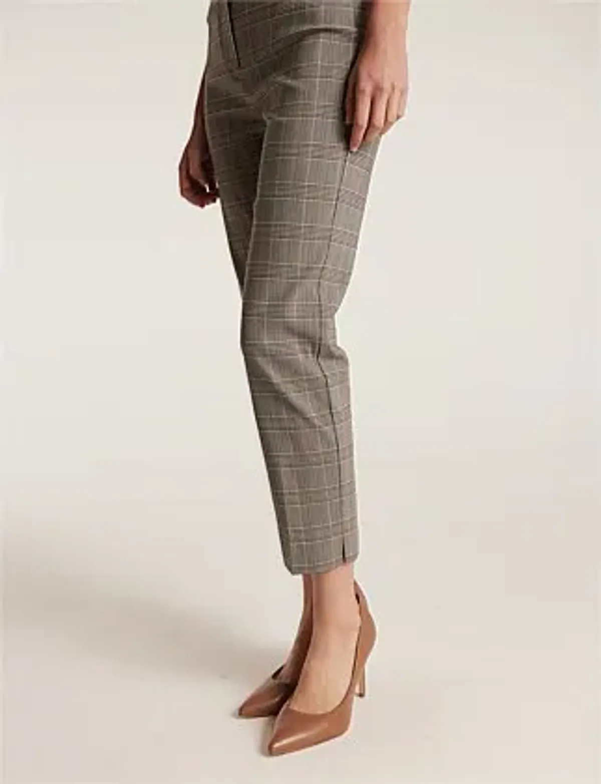 Perri Cutten Roman Pants Tan One Size - Image 2