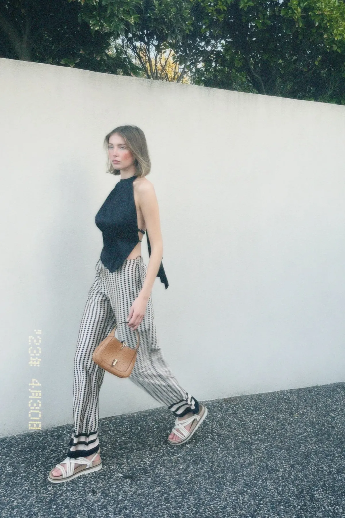 Hansen and Gretel Justine Relaxed Pant Black Diamond Size 6  - Image 6