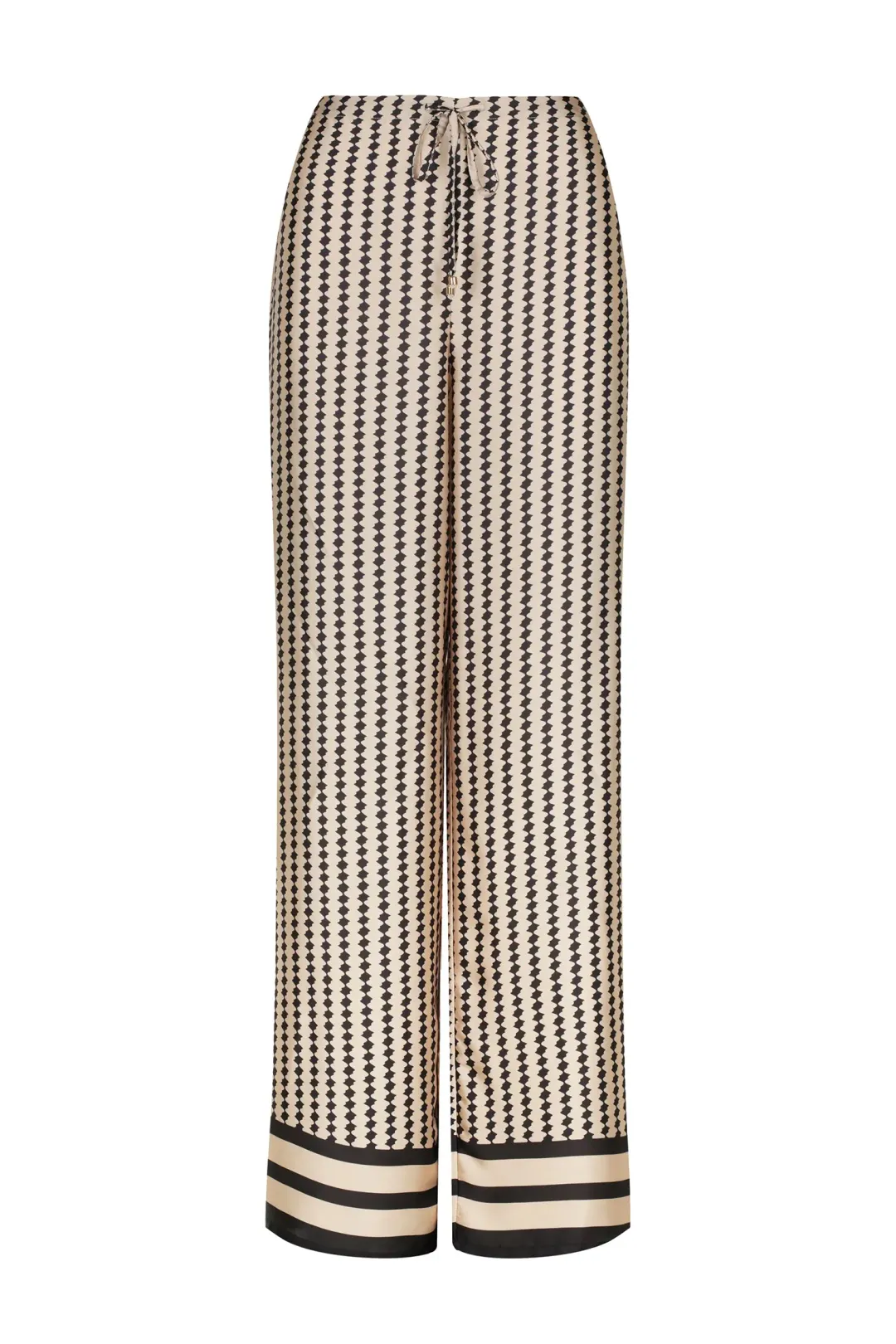 Hansen and Gretel Justine Relaxed Pant Black Diamond Size 6  for rent on The Volte - main image