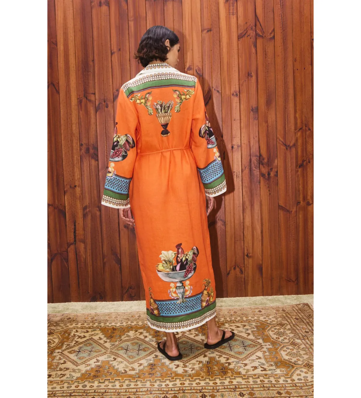 Alemais Rocco Midi Shirtdress Multi Print Size 12/L - Image 3