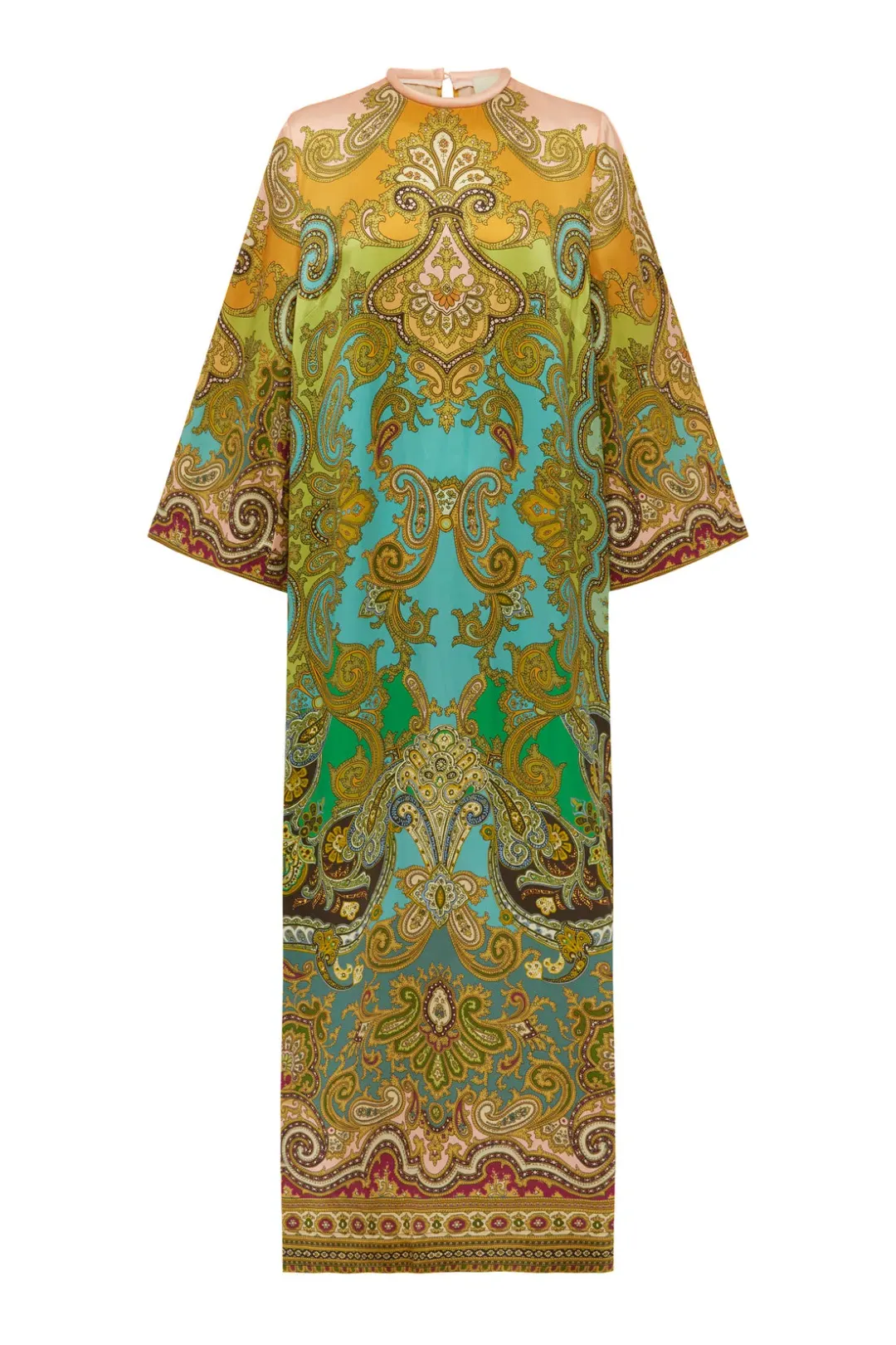 Alemais Clemenza Silk Midi Dress Multi Size 6 for rent on The Volte - main image