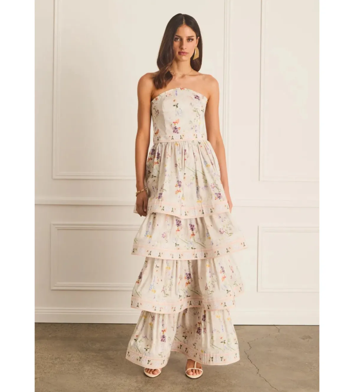 Aqua Blu Heidi Maxi Dress Moonflower Size XS AU 6 - Image 1